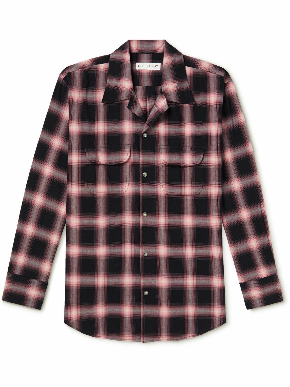 Photo: Our Legacy - Poco Checked Cotton Shirt - Pink