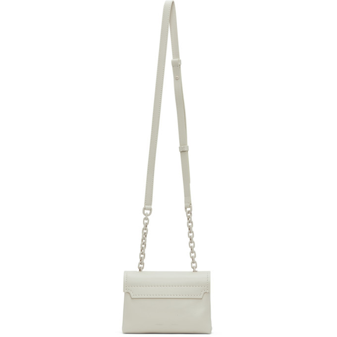 off white soft binder clip bag