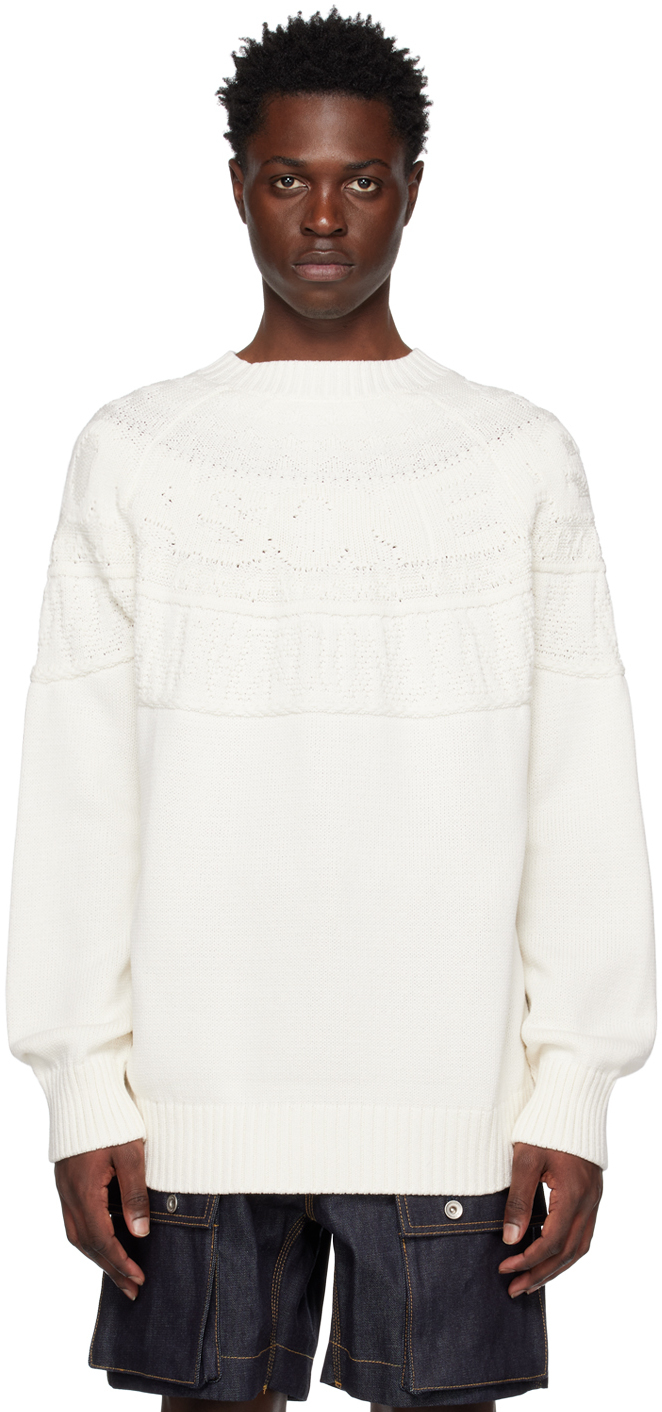 sacai White Eric Haze Edition Sweater Sacai