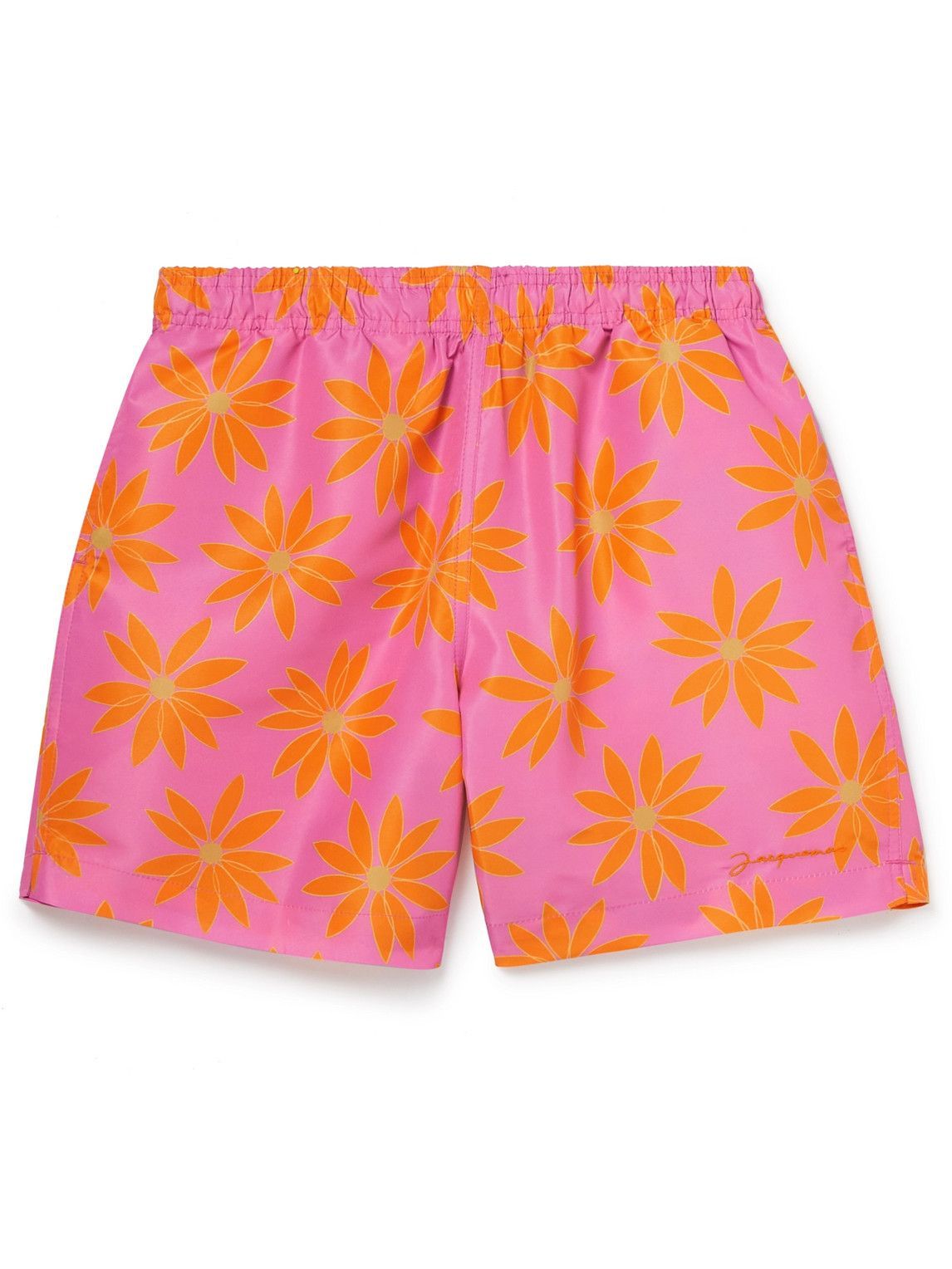 jacquemus orange shorts