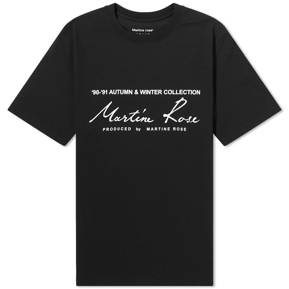 Martine Rose Women's Classic Logo T-Shirt in Black Martine Rose