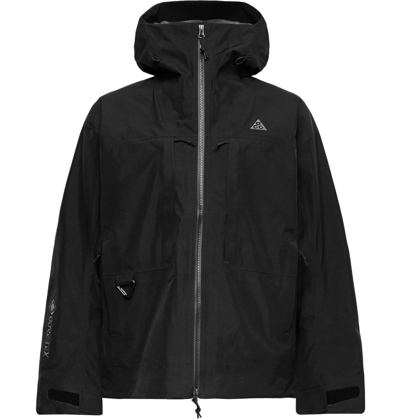 Nike Acg Nrg Logo Embroidered Gore Tex Jacket Black Nike