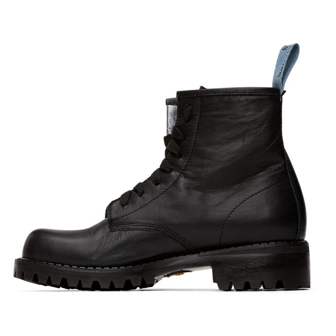 Enfants Riches Deprimes Black Adhesive Boots Enfants Riches Deprimes