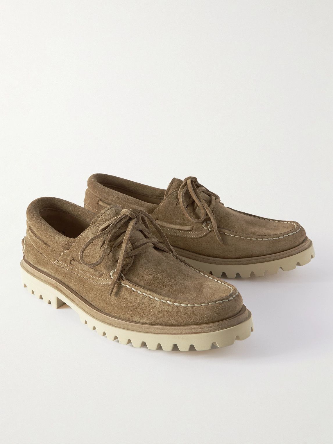 Officine Creative - Heritage Suede Boat Shoes - Brown Officine Creative