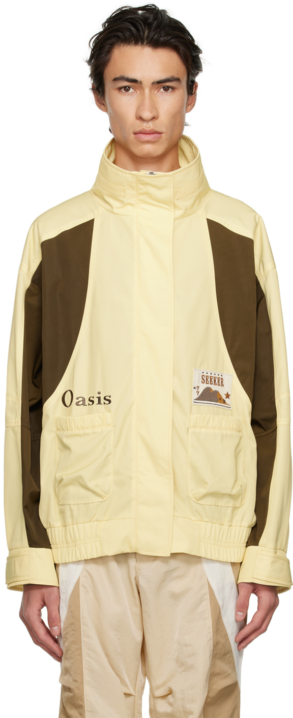 Photo: Kijun SSENSE Exclusive Yellow & Brown Oasis Shell Jacket