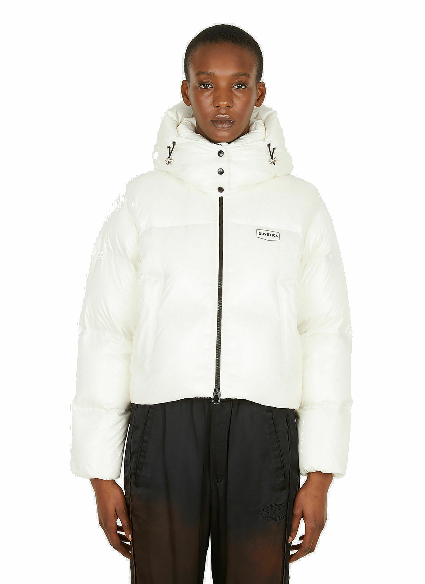 Photo: Diadema Quilted Down Jacket in White