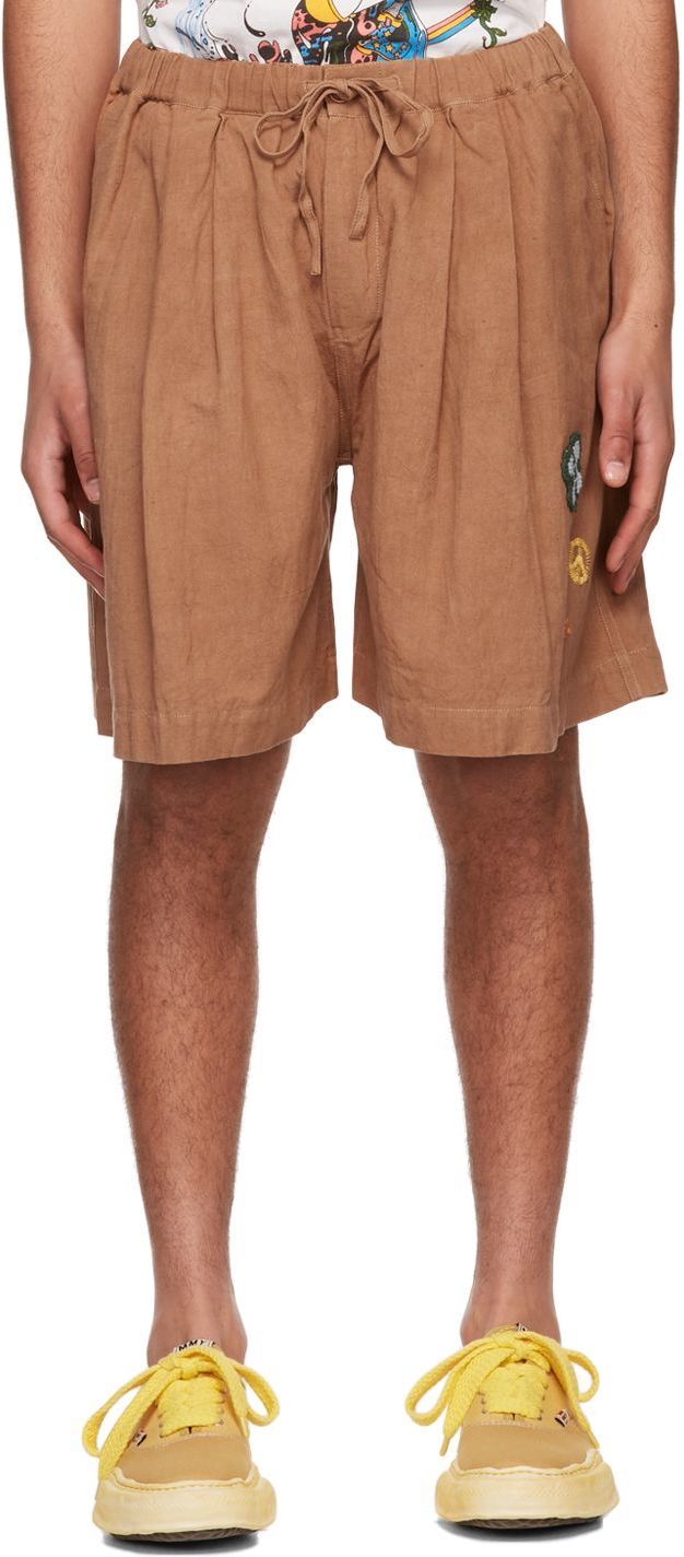 STORY mfg. Brown Organic Cotton Shorts Story Mfg.