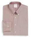 Brooks Brothers Men's Madison Relaxed-Fit Dress Shirt, Stripe | Red