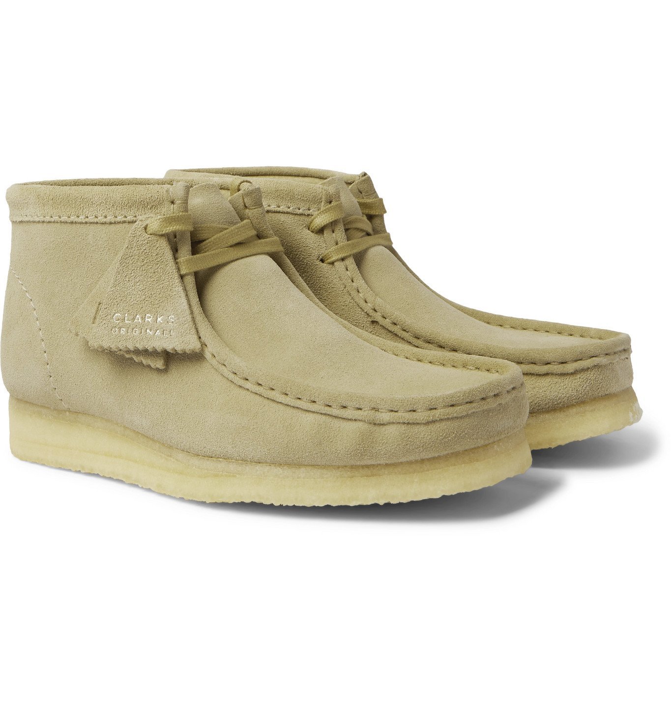 Clarks Originals - Wallabee Suede Desert Boots - Brown Clarks Originals