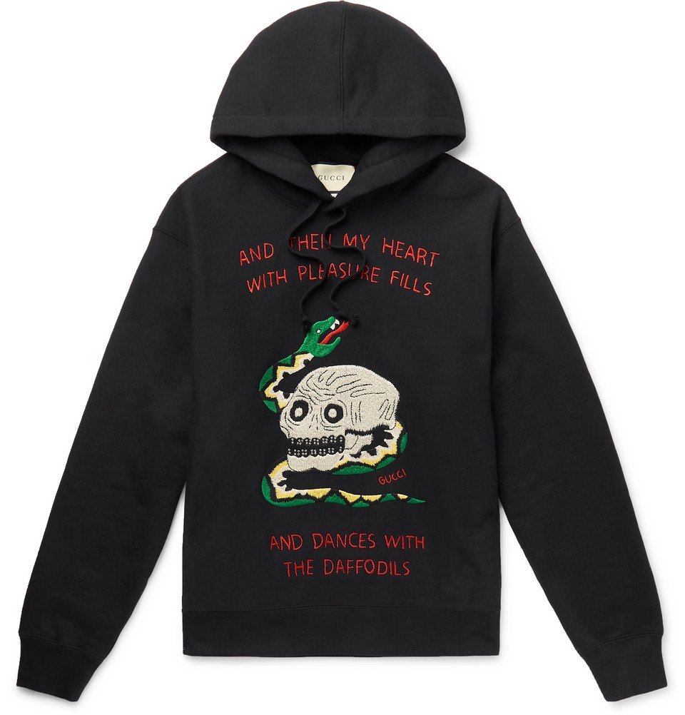 gucci skull hoodie