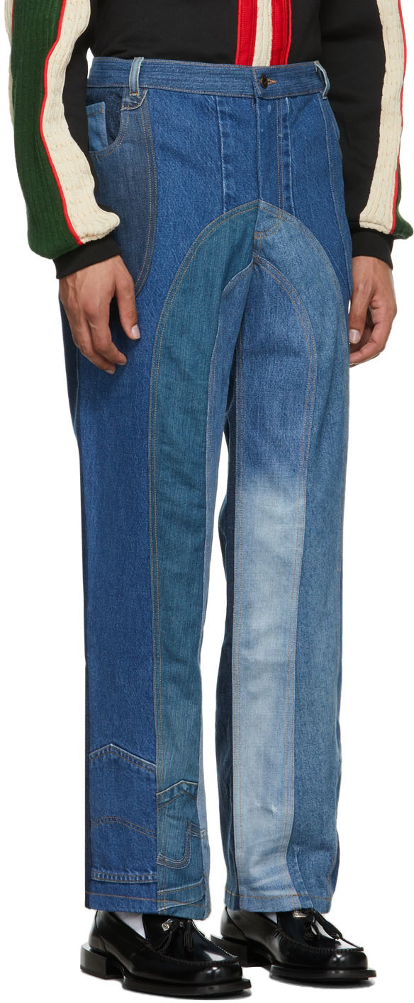 Ahluwalia Indigo Signature Rework Jeans Ahluwalia Studio