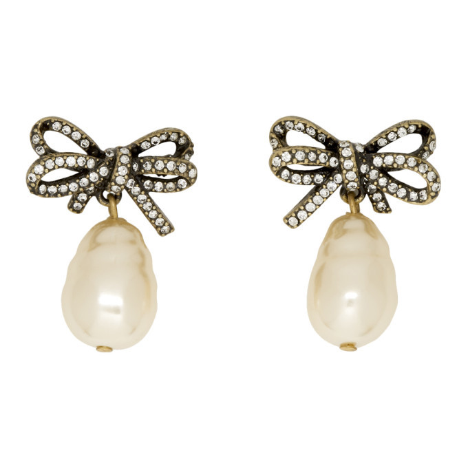 marc jacobs pearl earrings