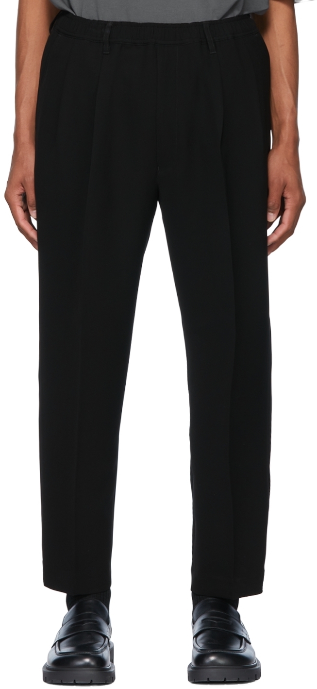 N.Hoolywood Black Polyester Trouser N.Hoolywood