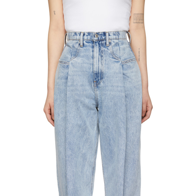 alexander wang pleated jeans