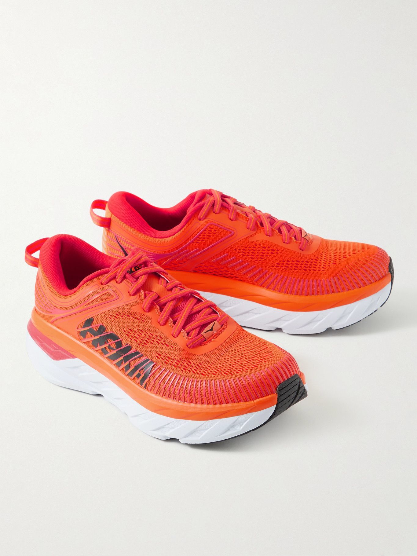 hoka bondi 7 orange