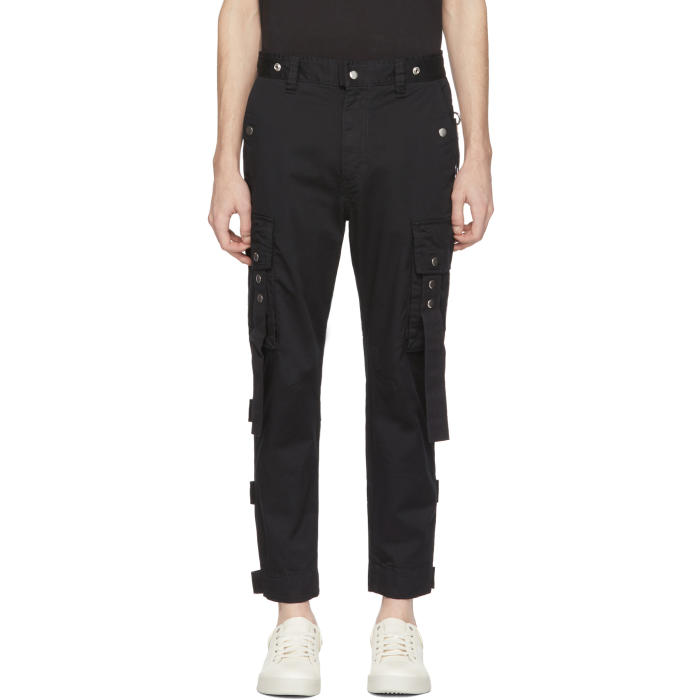 Diesel Black PLuise Cargo Pants Diesel Black Gold