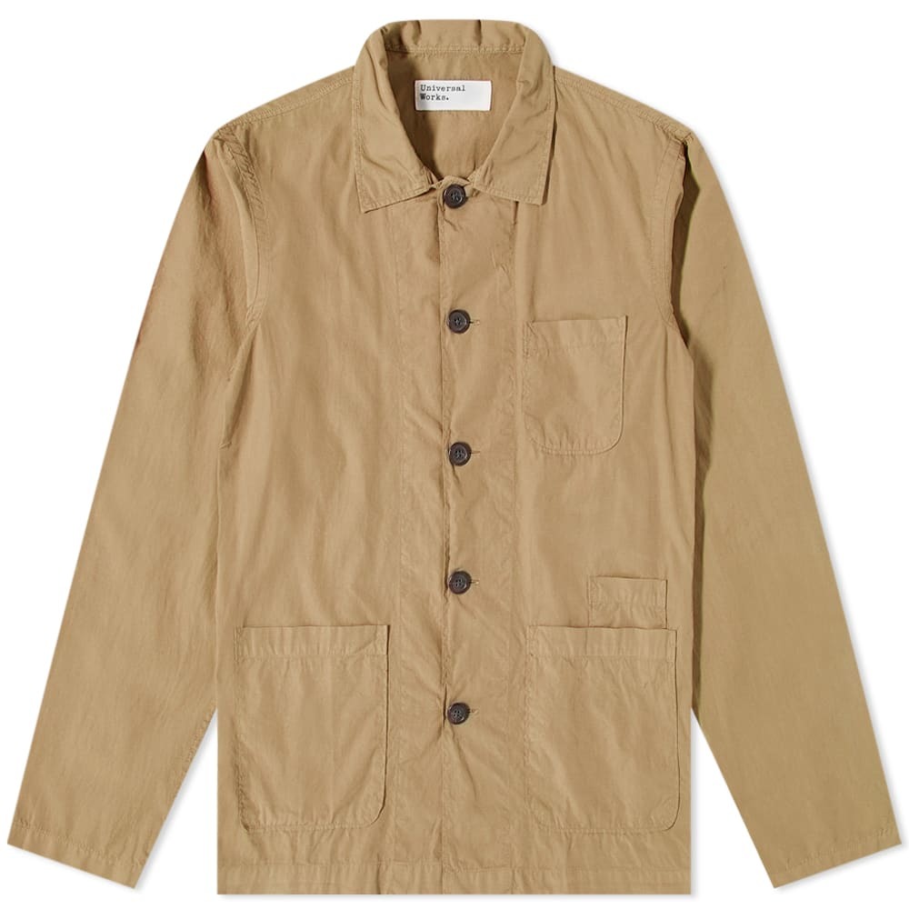 Universal Works Fine Poplin Bakers Overshirt Universal Works