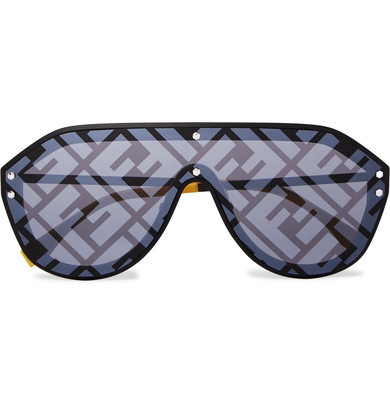 fendi logo print sunglasses