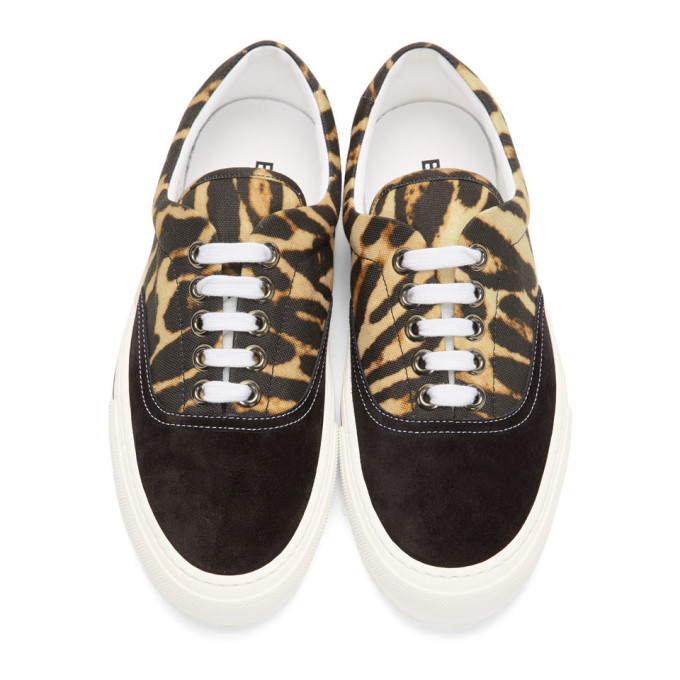 Burberry Black and Yellow Wilson Leo Sneakers Burberry