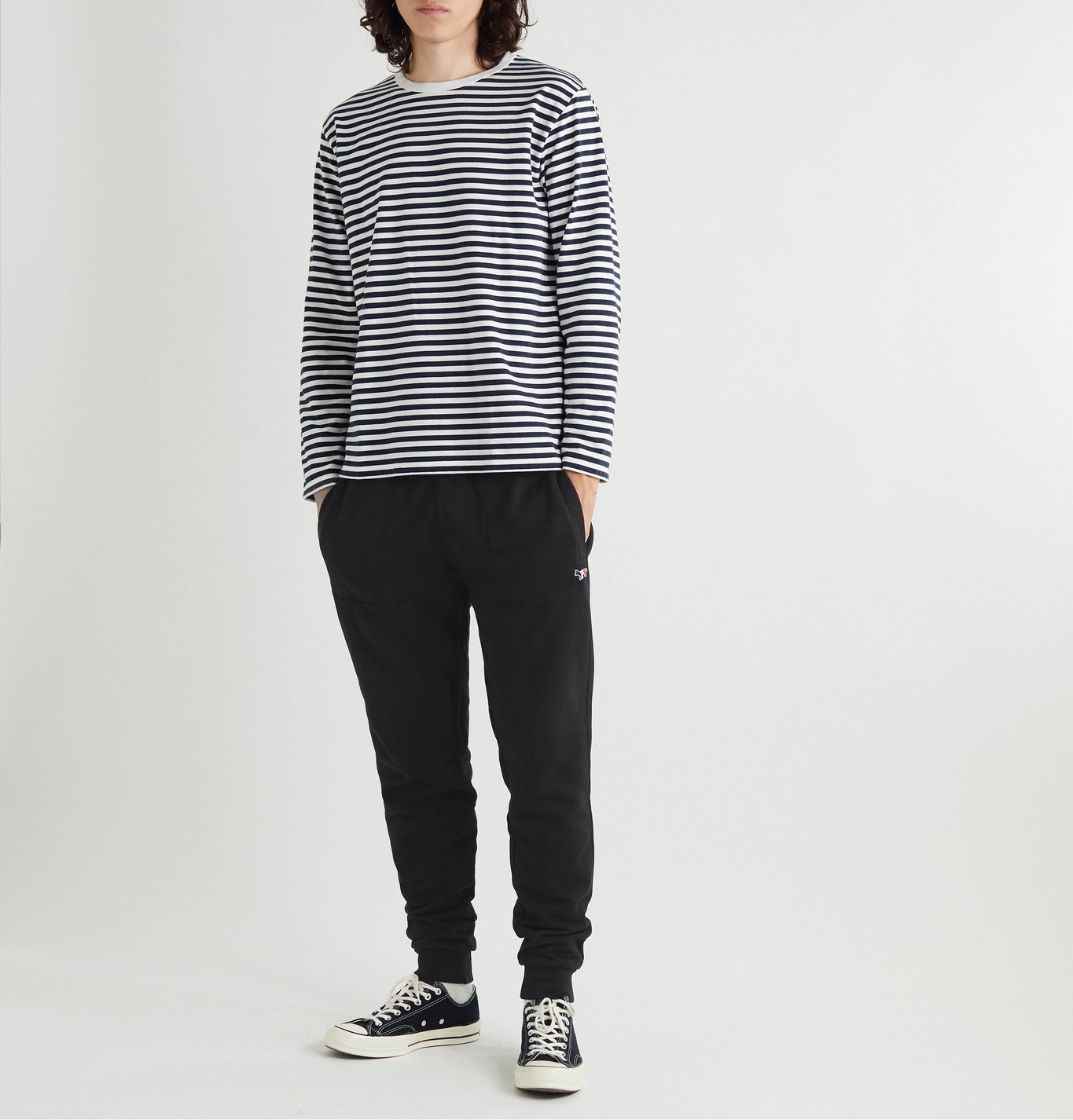 maison kitsune sweatpants