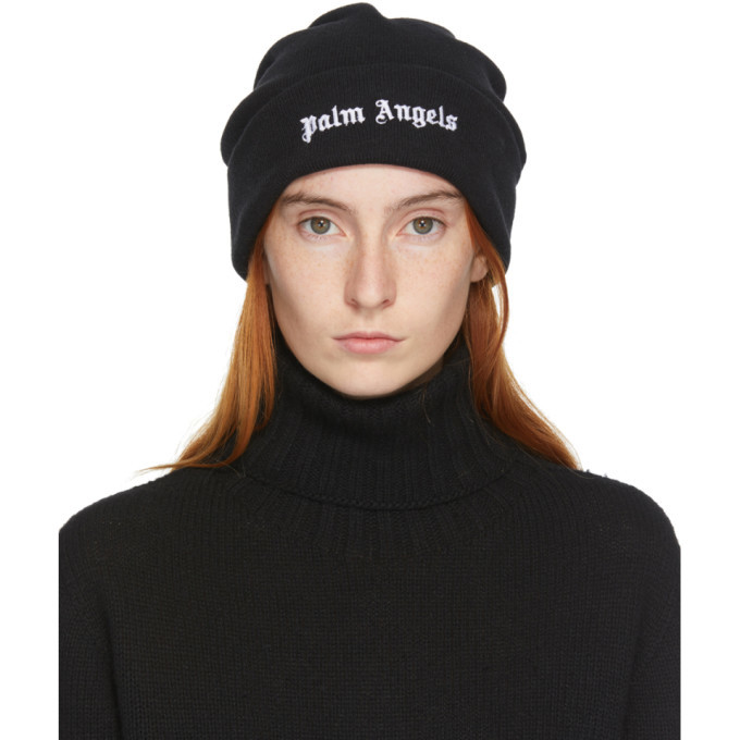 palm angels logo beanie