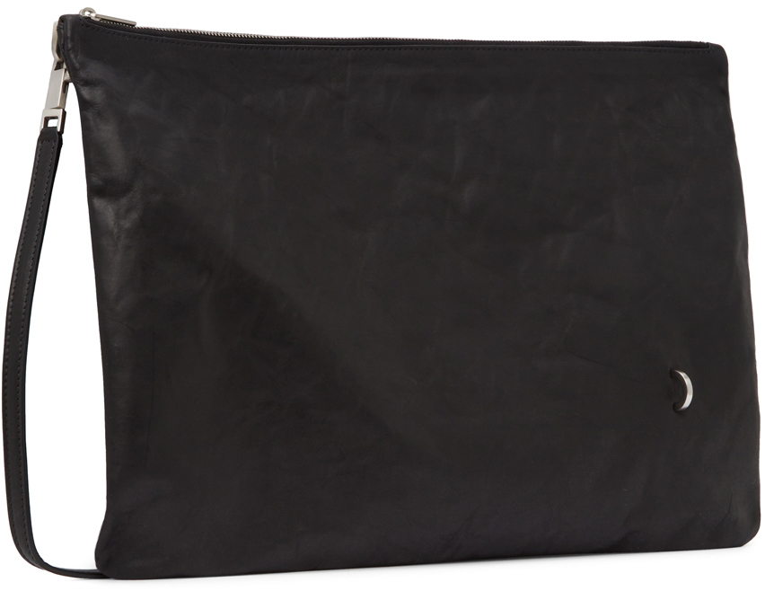 Rick Owens Black Large Messenger Bag
