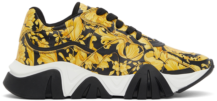 yellow versace sneakers