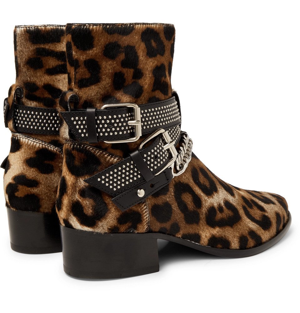 amiri leopard boots