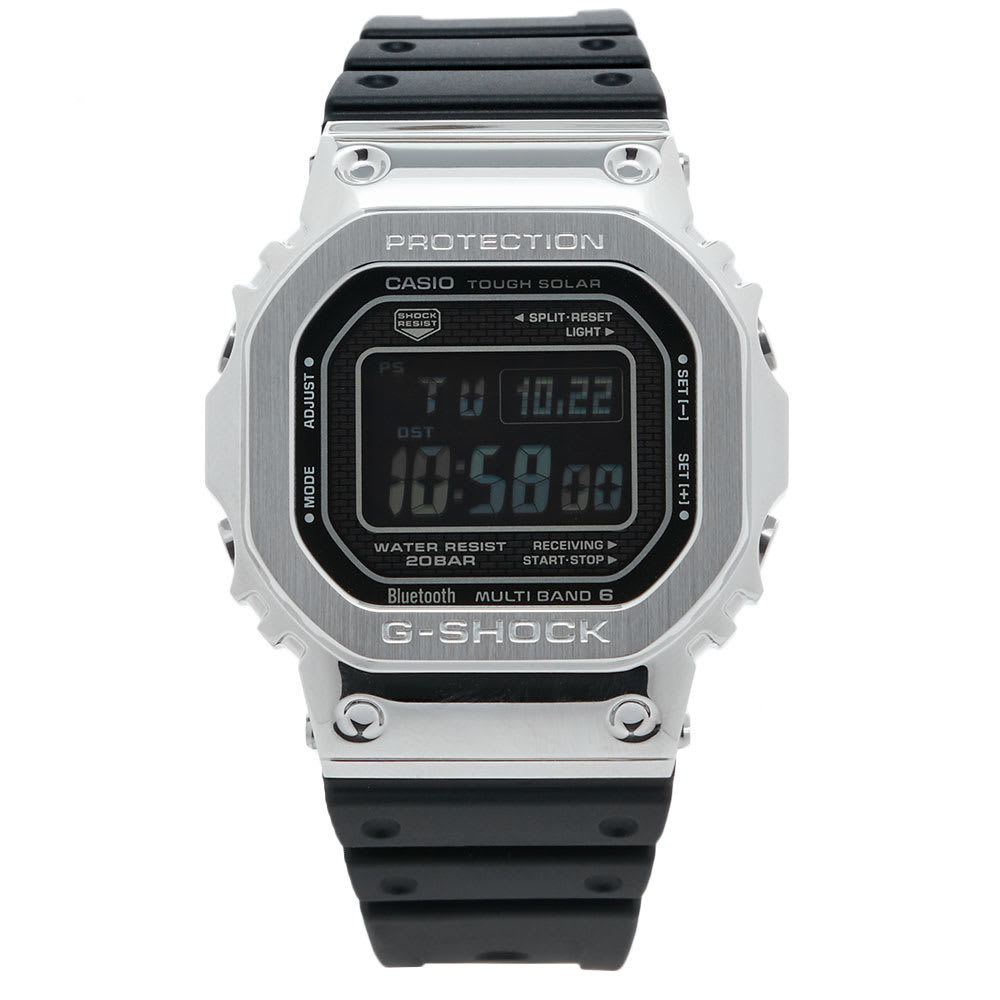 g shock gmw b5000 silver