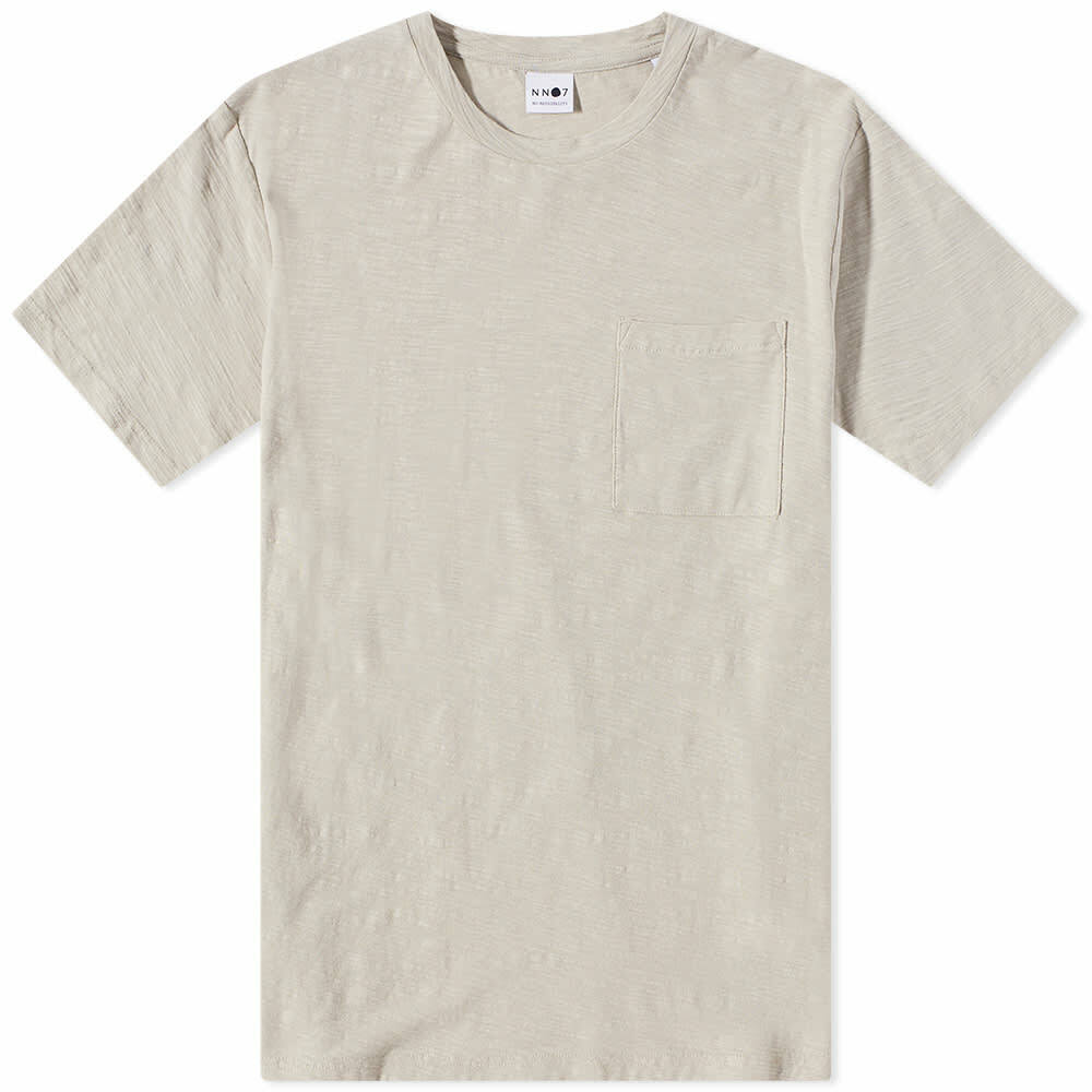 NN07 Men's Aspen Pocket T-Shirt in Light Grey Melange NN07
