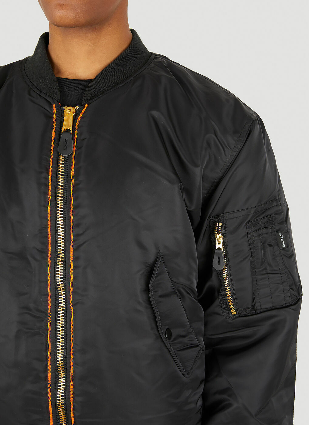 deadHYPE - Dollar Sign Bomber Jacket in Black