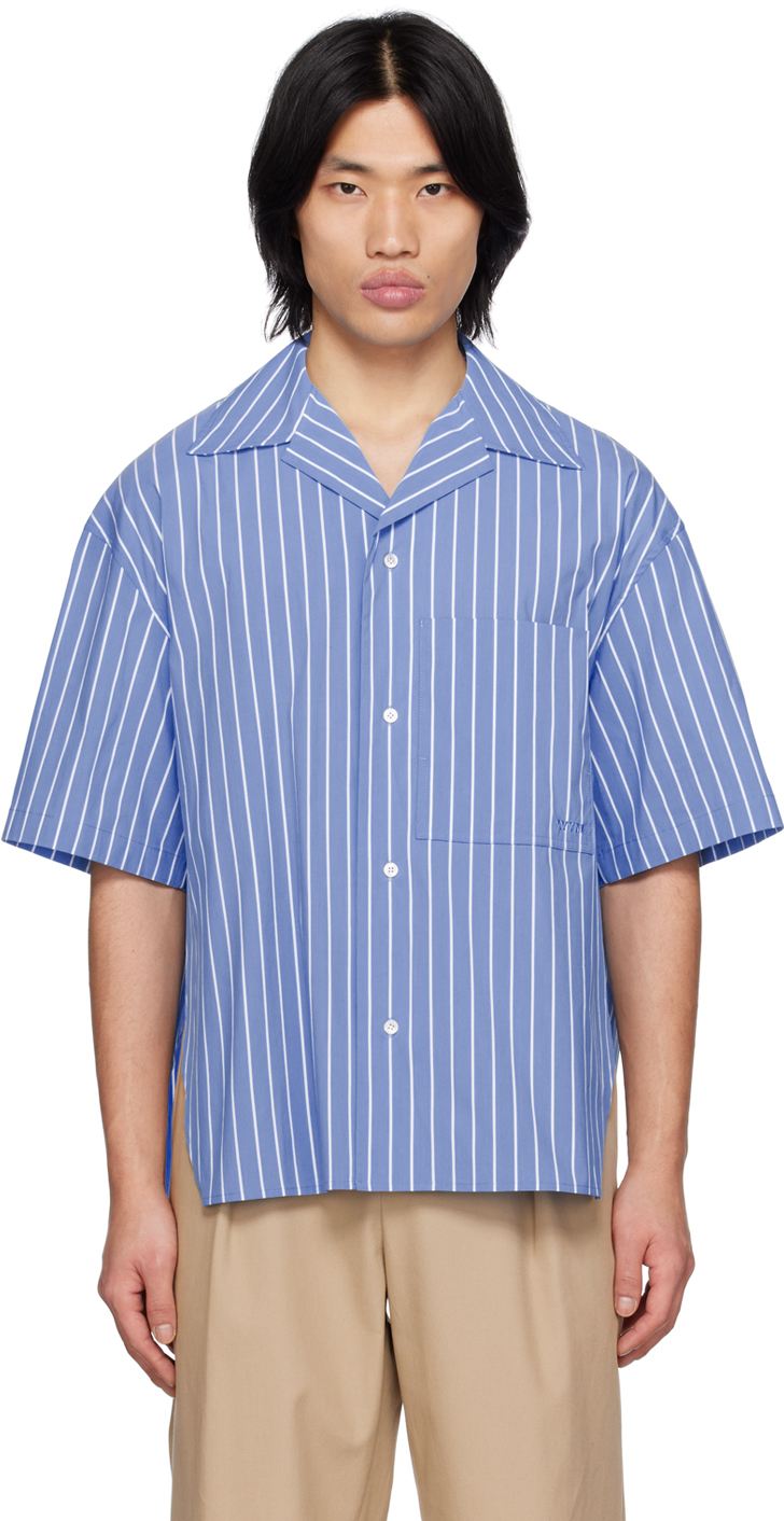 Wooyoungmi Blue Striped Shirt Wooyoungmi