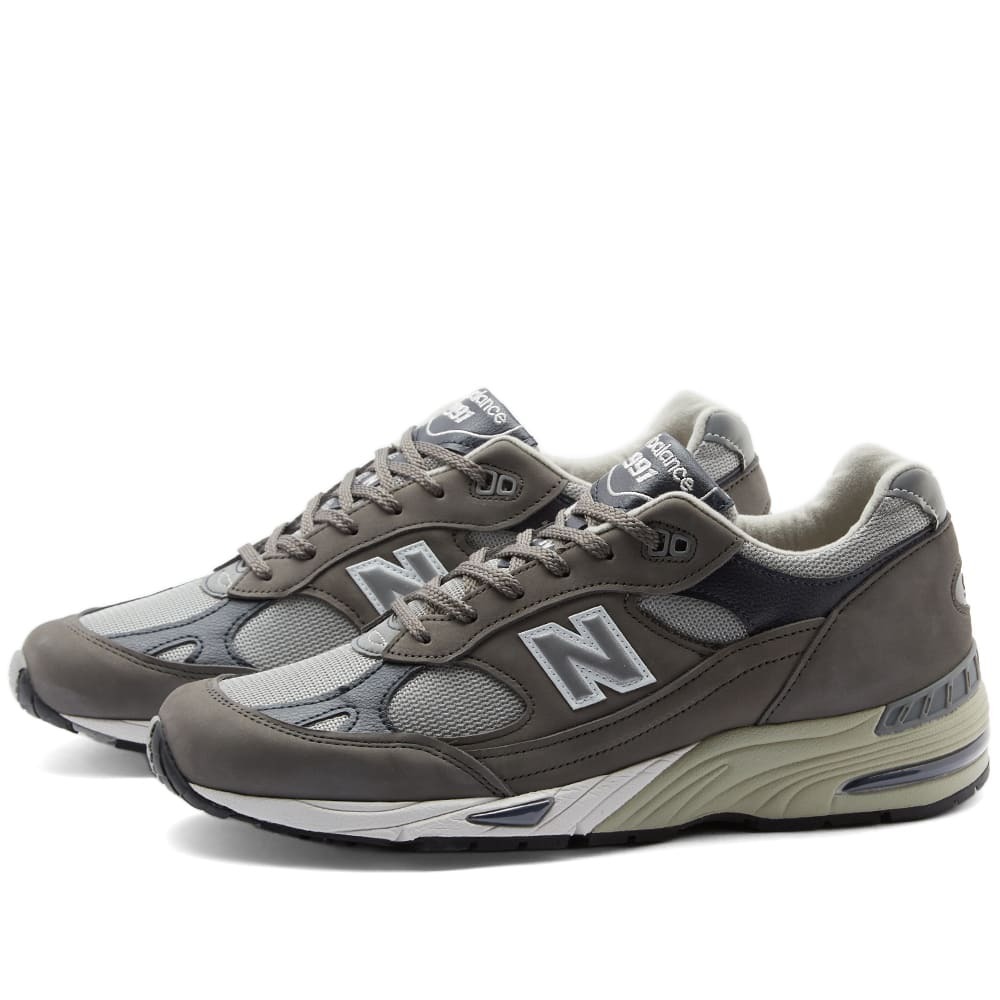 Photo: New Balance Men's M991GNS - Made in England Sneakers in Grey/Blue