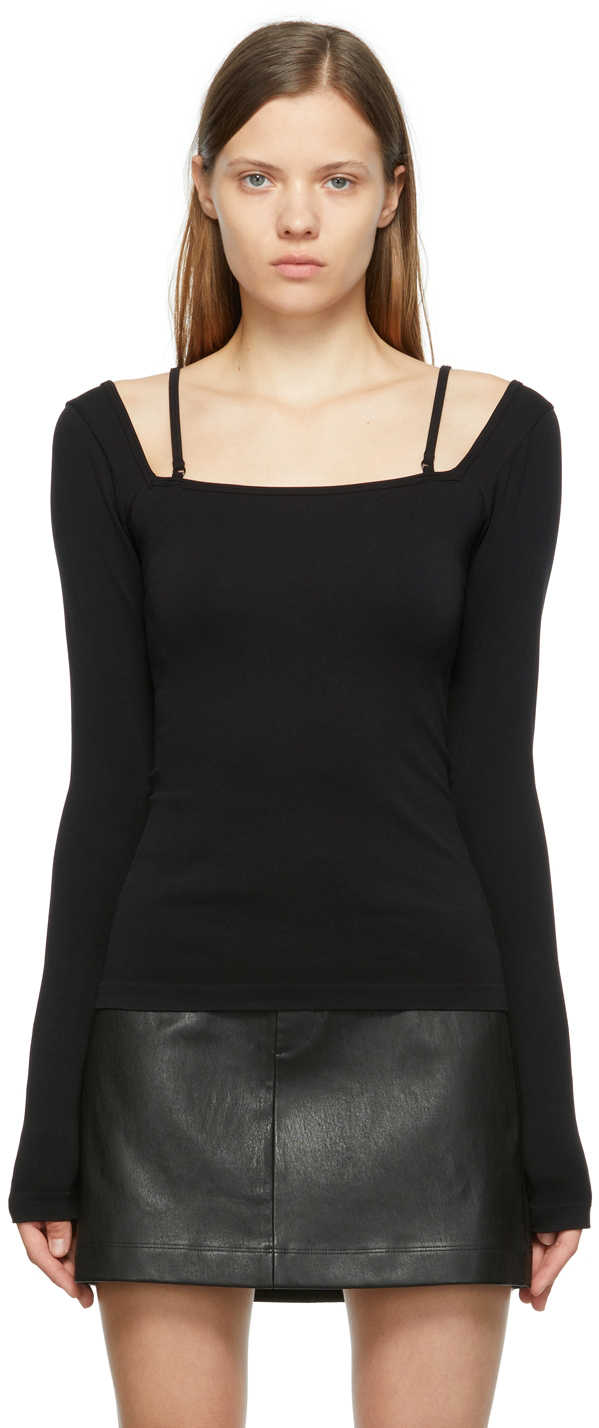 Helmut Lang Seamless Bra Strap Top Helmut Lang