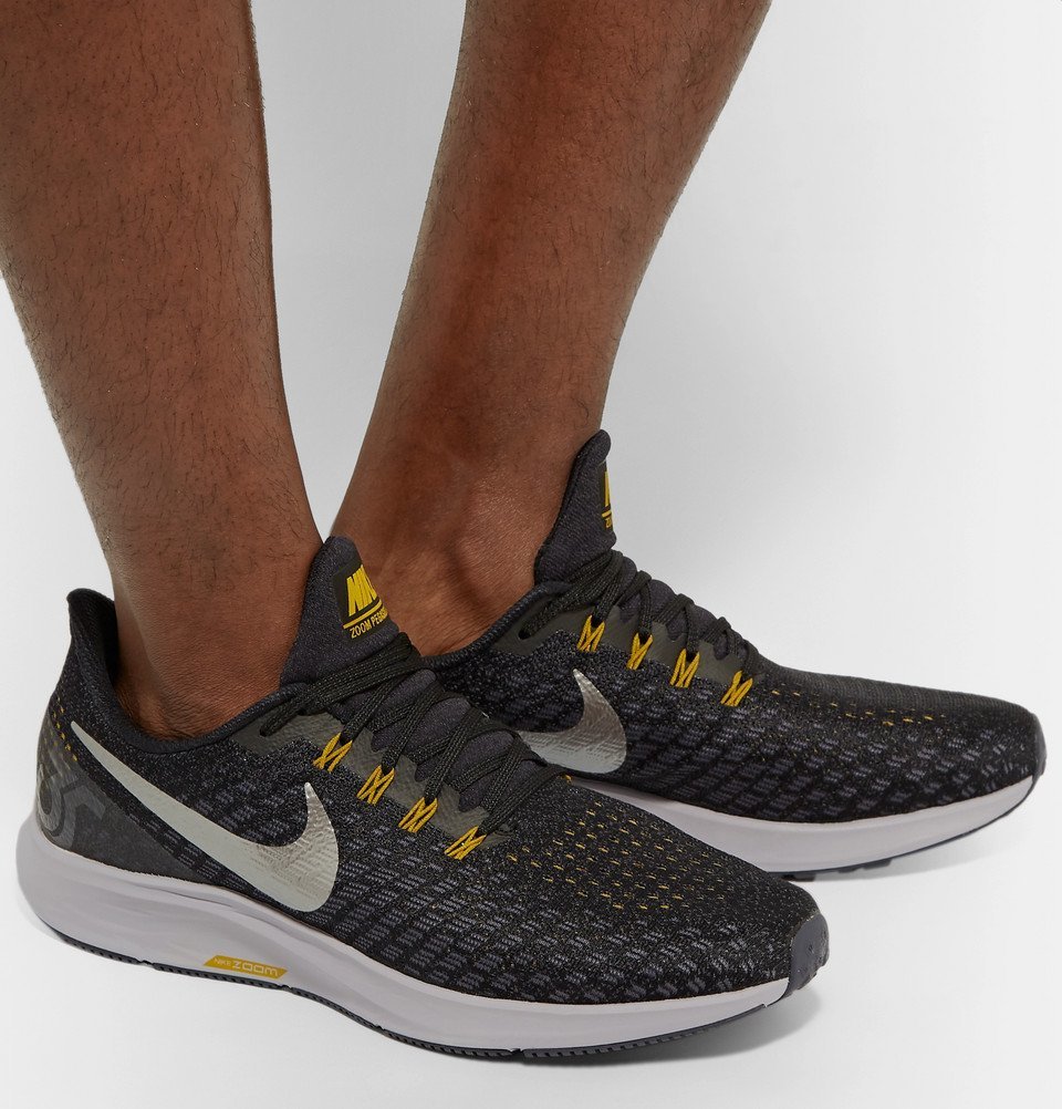 Nike Running - Nike Air Zoom Pegasus 35 Mesh Running Sneakers - Men ...