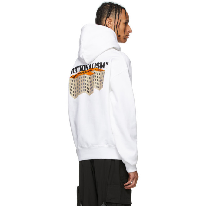 Off-White White Building Hoodie Off-White