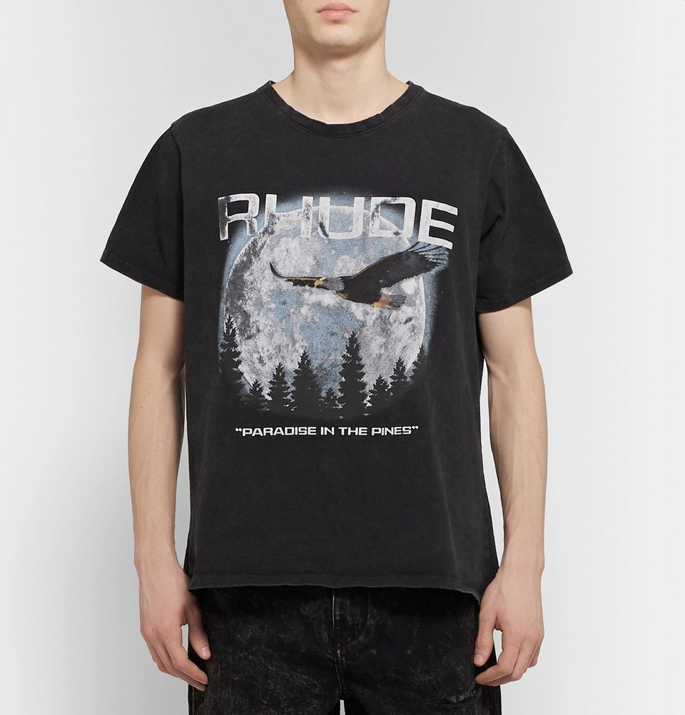 rhude t shirt sizing