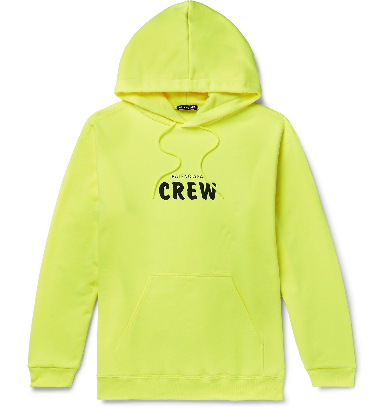 balenciaga hoodie yellow logo