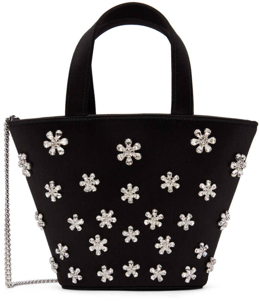 Amina Muaddi Black Lily Bag Amina Muaddi