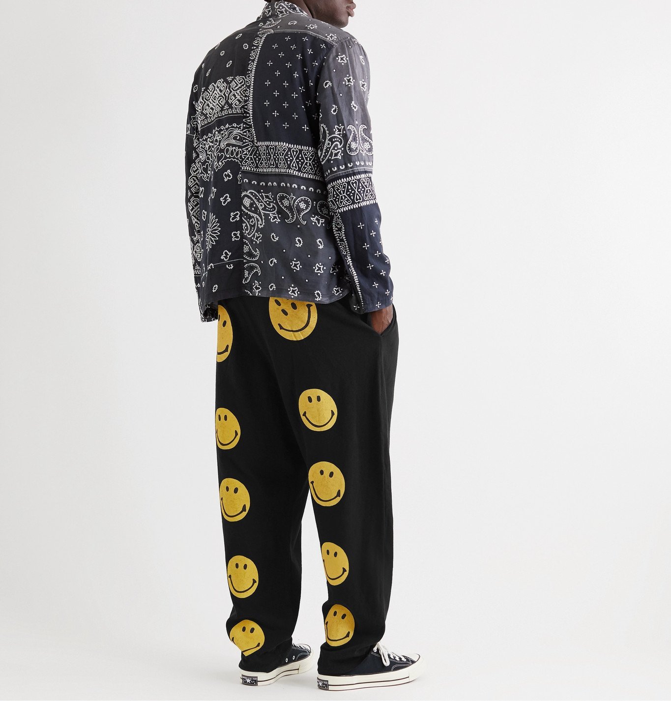 Kapital Smiley Face Sweatpants Flash Sales, UP TO 57% OFF |  www.apmusicales.com