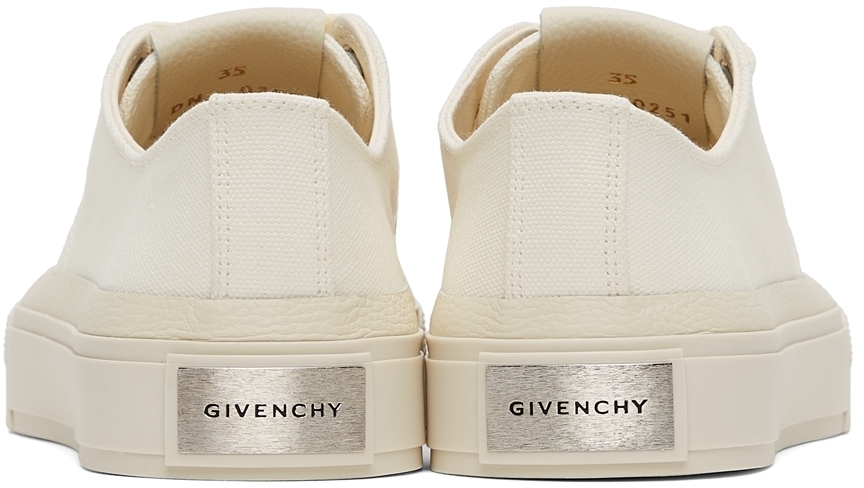 Givenchy Off-White Canvas City Sneakers Givenchy