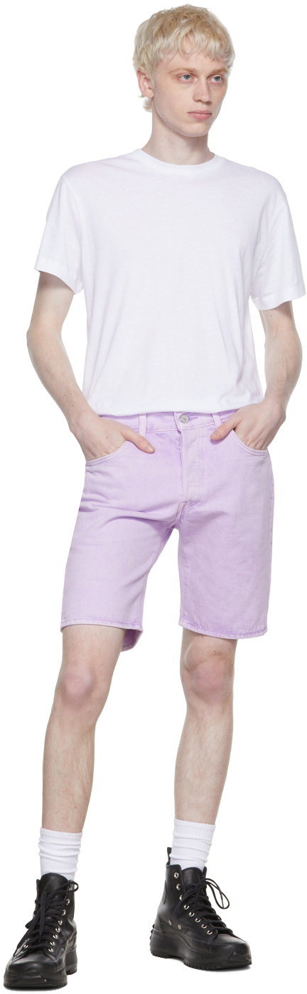 Levi's Purple Cotton Shorts