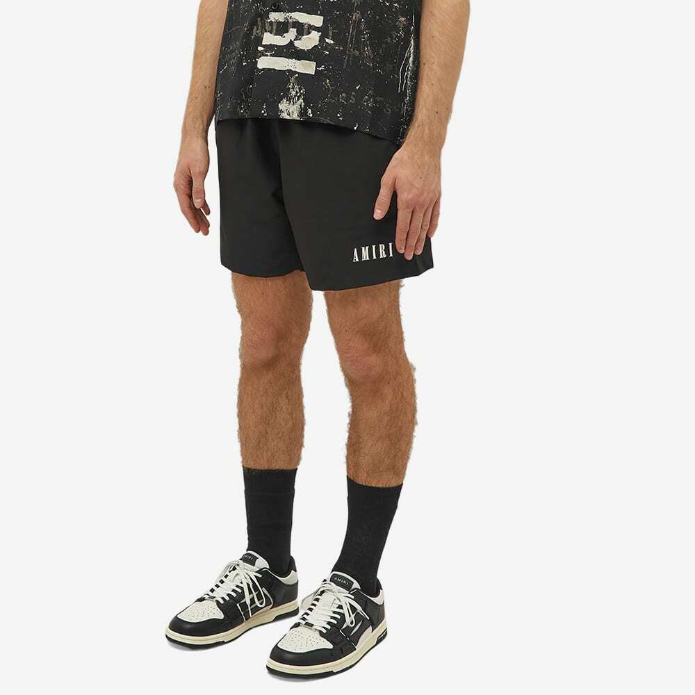 AMIRI Men's Core Logo Swim Trunk in Black Amiri