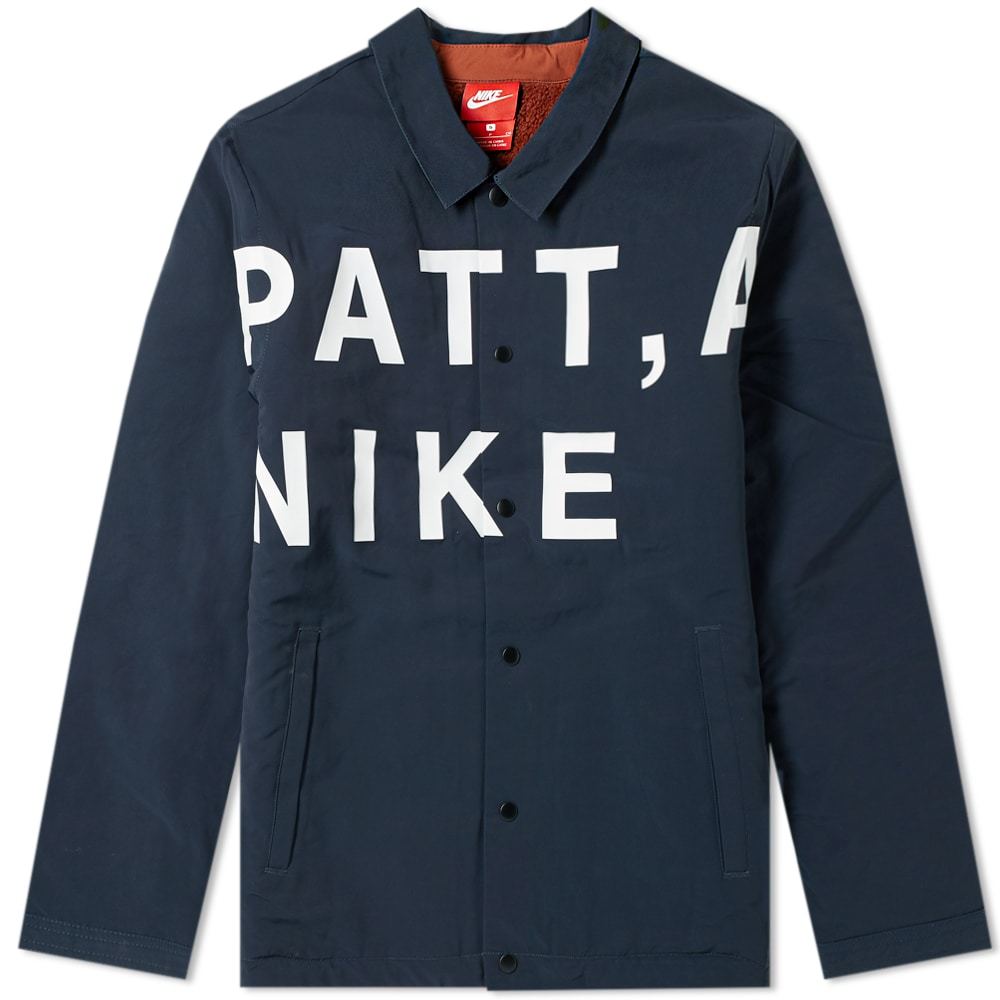 patta wool coach jacket sky captain