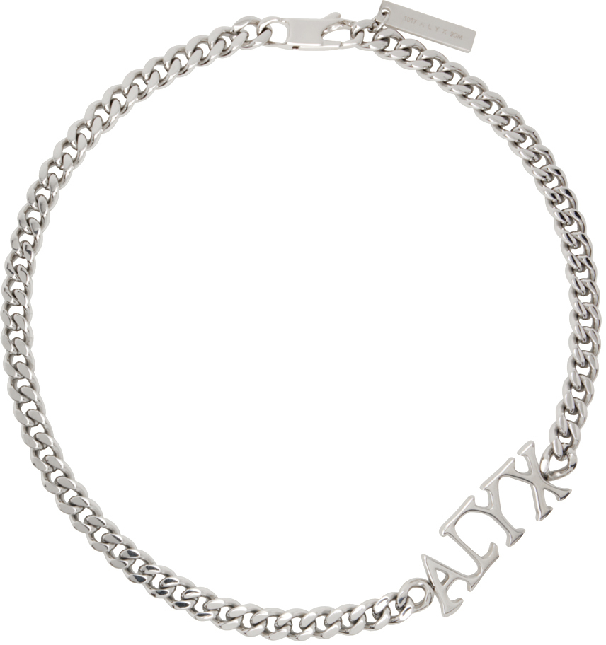 Photo: 1017 ALYX 9SM Silver Curb Chain Necklace