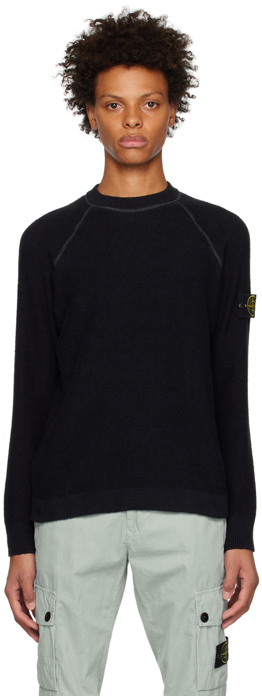 Stone Island Black Patch Crewneck Stone Island