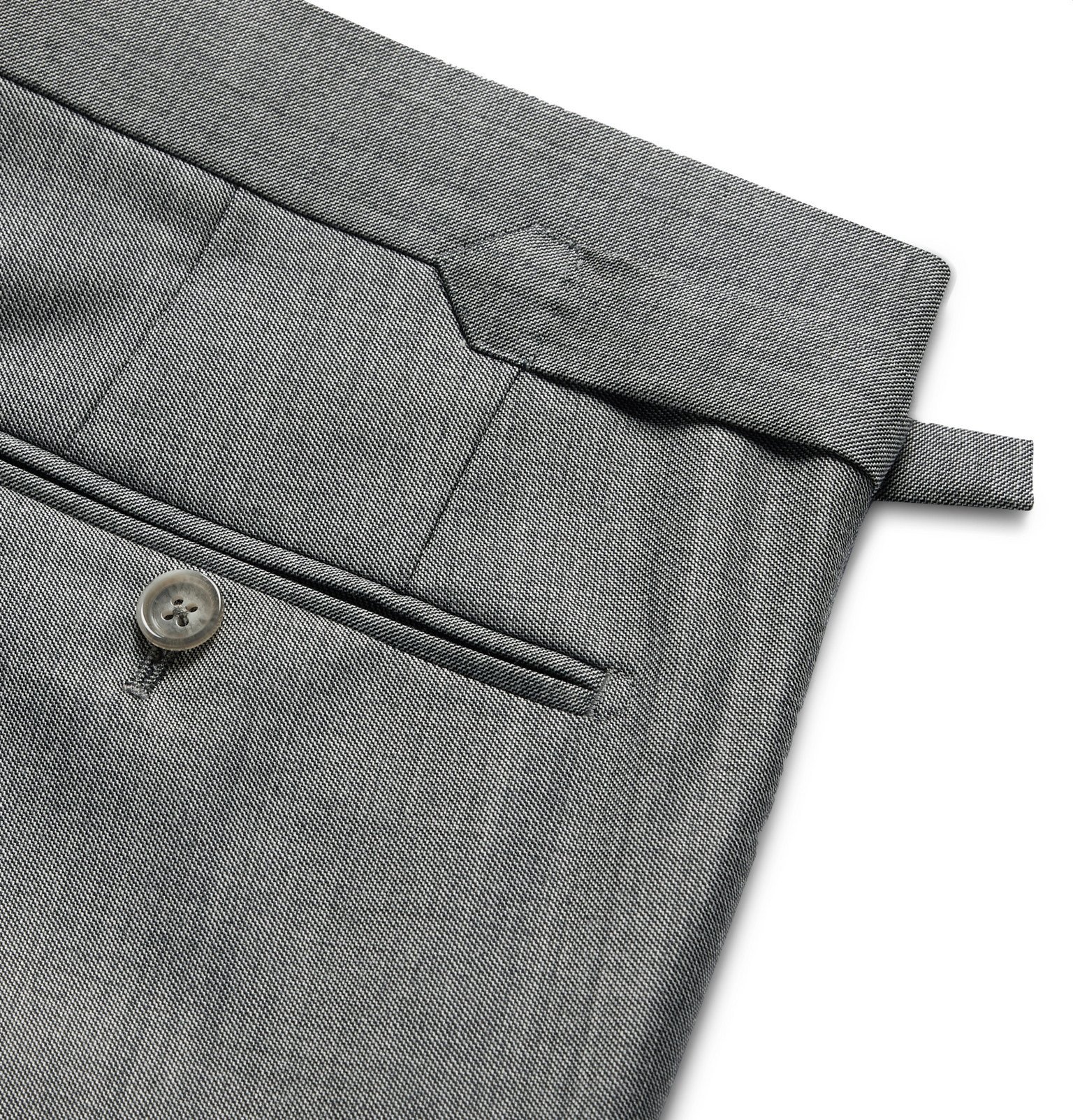 TOM FORD - Grey O'Connor Slim-Fit Super 110s Wool-Sharkskin Suit Trousers -  Gray TOM FORD