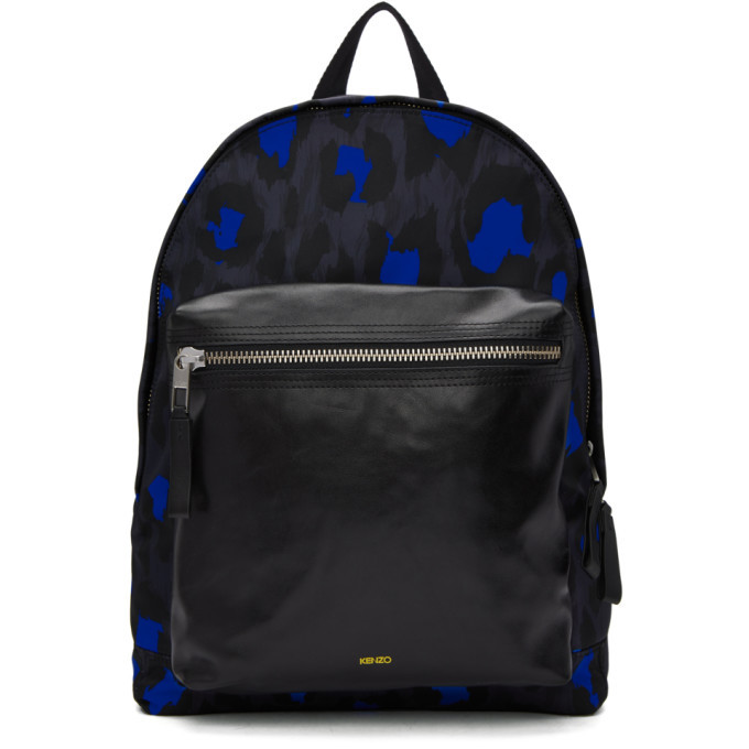 black leopard backpack