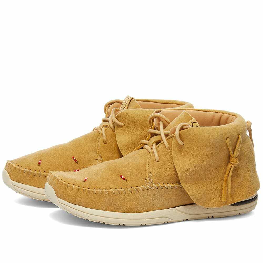 Visvim Men's FBT Lhamo-Folk Sneakers in Sand Visvim