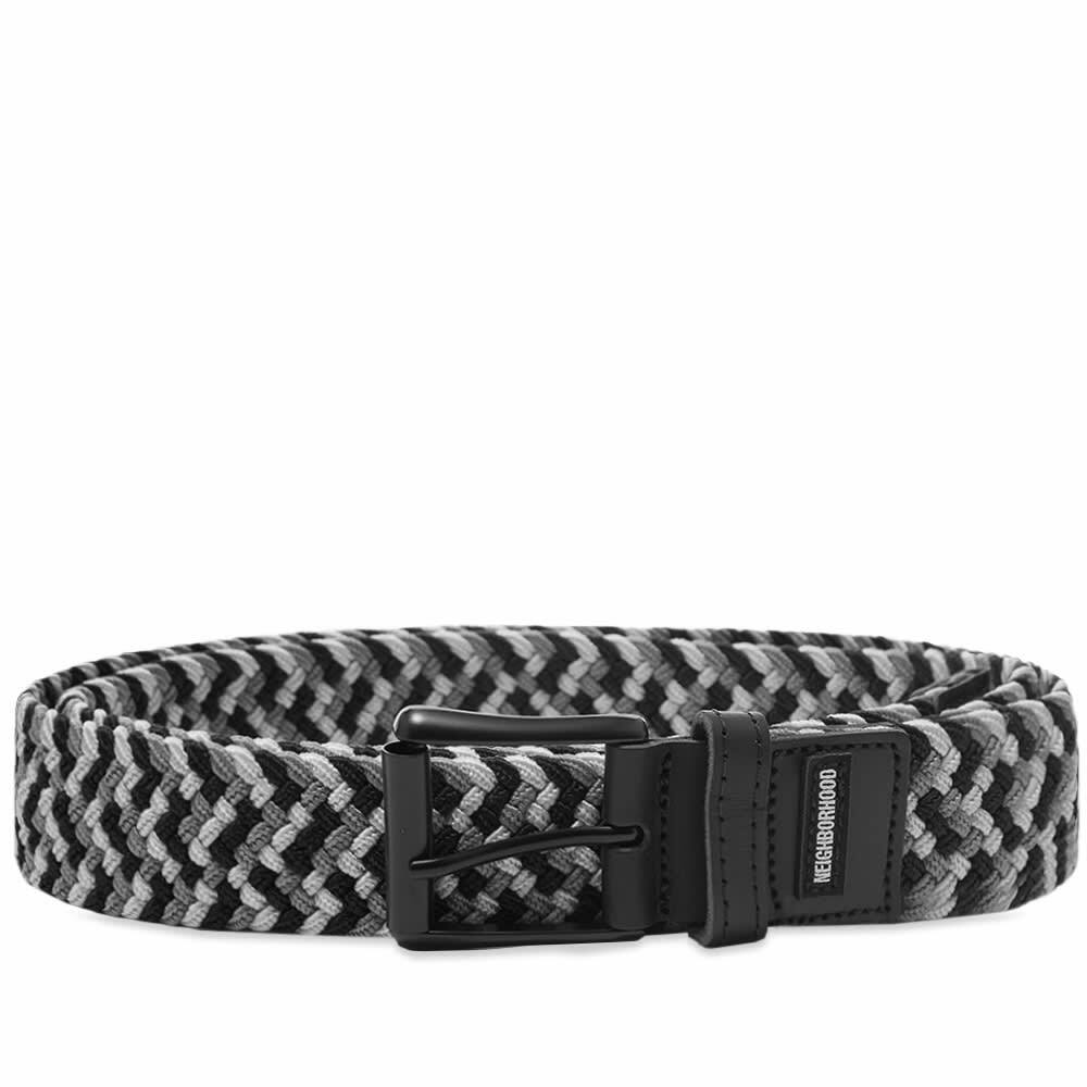 Neighborhood Braided Belt in Black/Grey Neighborhood